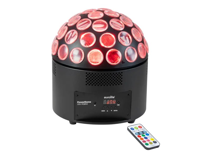 Eurolite PowerDome 200 RGBW med IR-fjärrkontroll