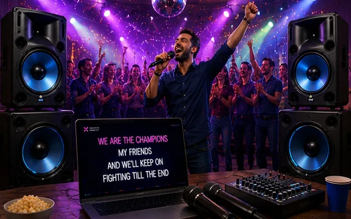 Karaokeutrustning i paketet Diamant